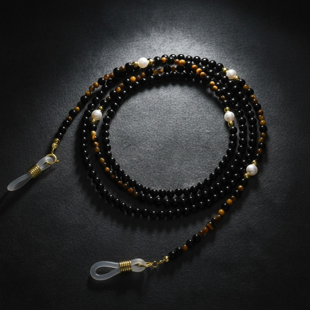 Black Agate Multi-Wear Healing Chain