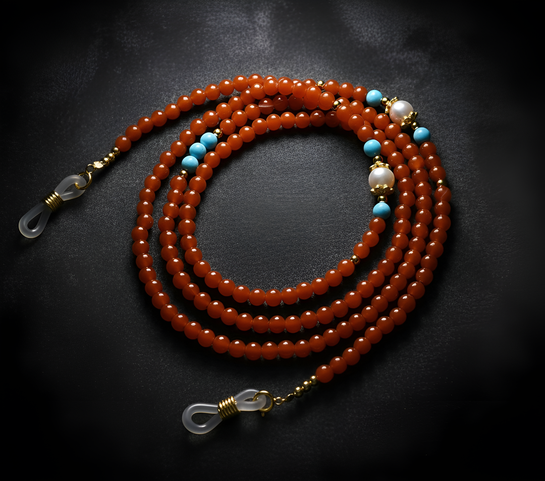 Carnelian Multi-Wear Glasses Chain