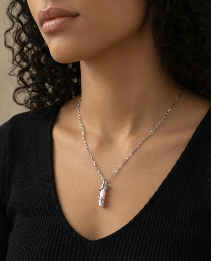 Luminous Tide – Baroque Pearl Arcana Necklace