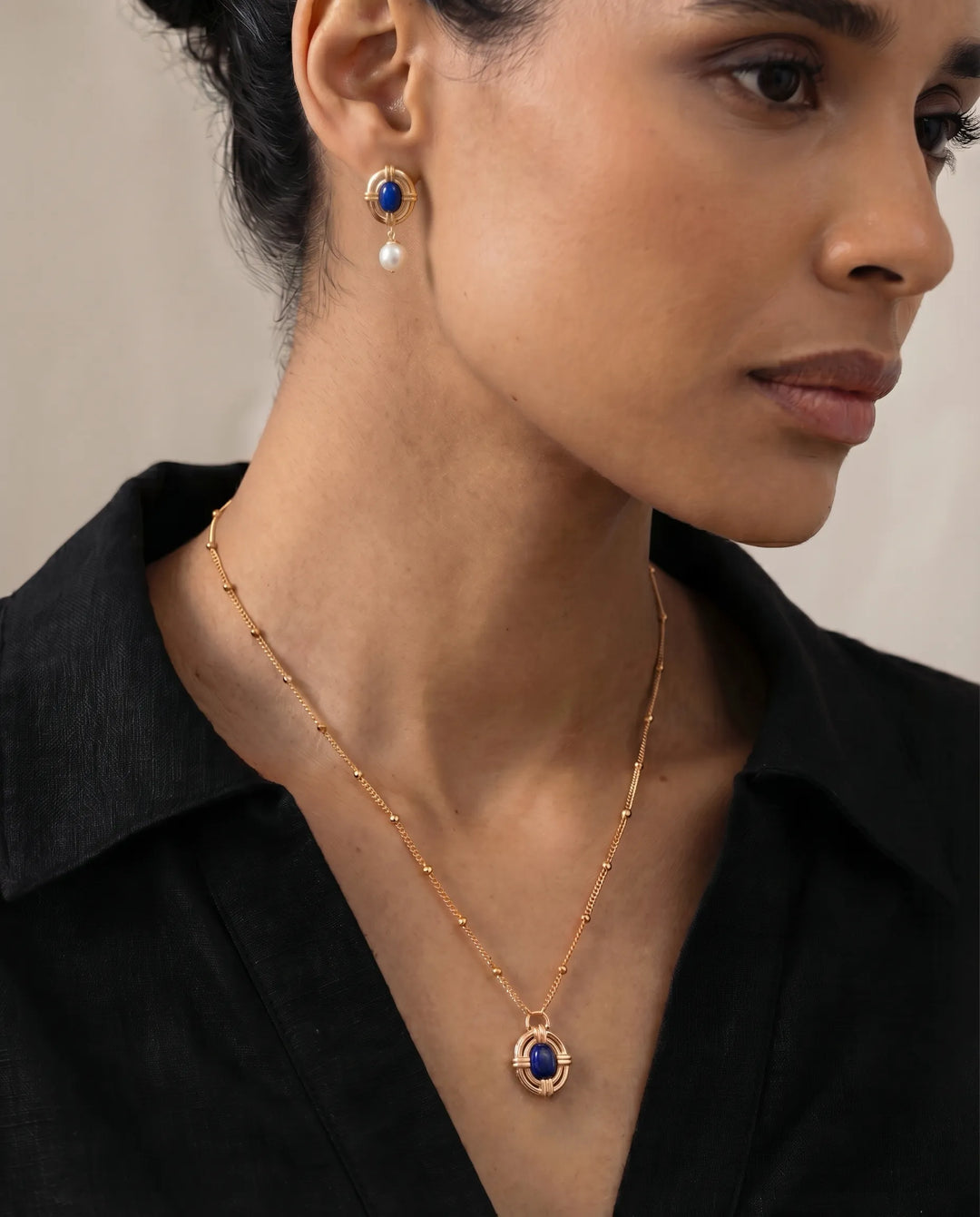 Wisdom of the Sky – Lapis Lazuli Pendant Necklace