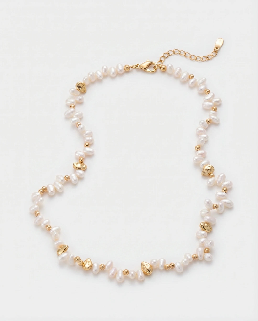 Luminous Tide – Pearl Drift Necklace