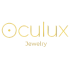 Oculux Jewelry logo in gold