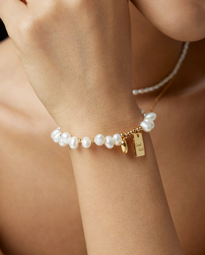 Everyday Pearl – Good Luck Charm Bracelet
