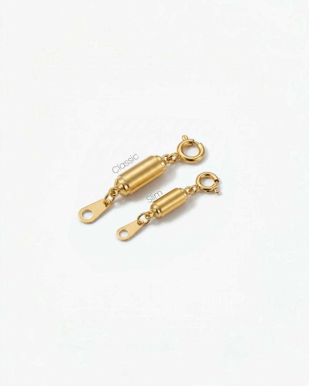 Oculux Easy On magnetic clasp Classic and Slim size gold clasps